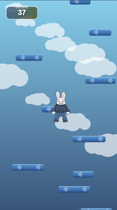 Game Screenshot - Advanced Level with Enemies